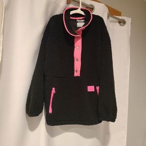 Girls size 10 Justice brand sherpa jacket
